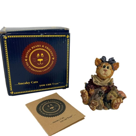 Boyds Bears Friends Purrstone Collection Figurine